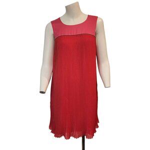 Juicy Couture Dress Black Label Size 2 Short Pleated Pink and Black Party Dress